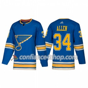 Adidas Maillot de Hockey St. Louis Blues Jake Allen 34 2018-19 Alternate Authentic - Homme